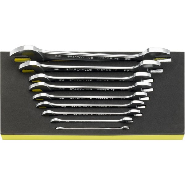 Stahlwille Tools Double open ended Wrenchs i.TCS inlay No.TCS 10A/9 1/3-tray9-pcs. 96838779